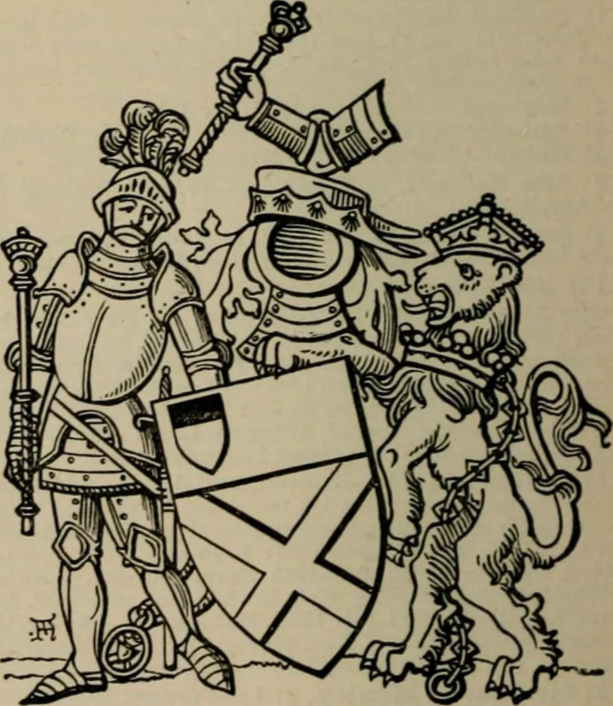 An illustration from The peerage, baronetage, and knightage of the British Empire : for 1882, 1883, leaf 115