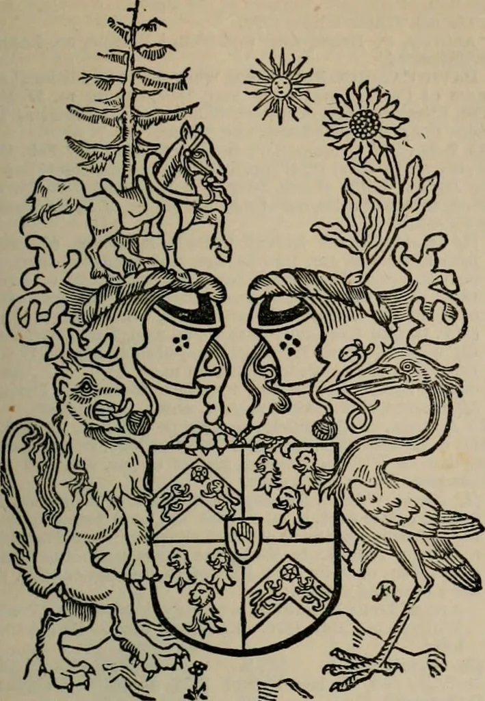 An illustration from The peerage, baronetage, and knightage of the British Empire : for 1882, 1883, leaf 118