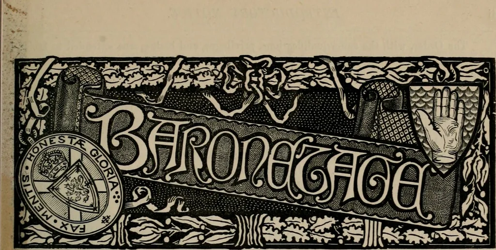An illustration from The peerage, baronetage, and knightage of the British Empire : for 1882, 1883, leaf 12