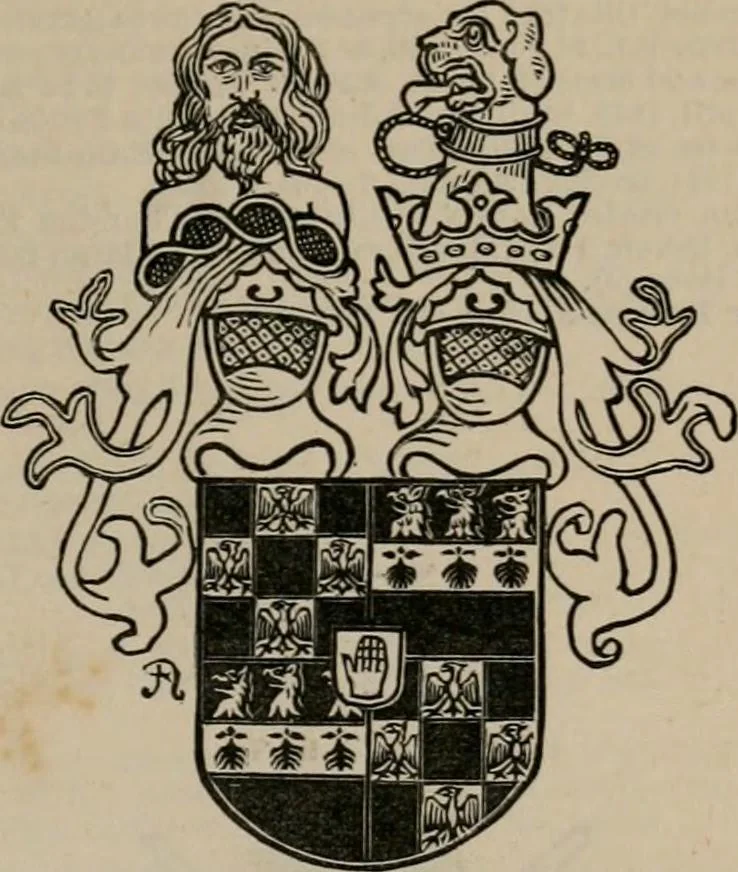 An illustration from The peerage, baronetage, and knightage of the British Empire : for 1882, 1883, leaf 120