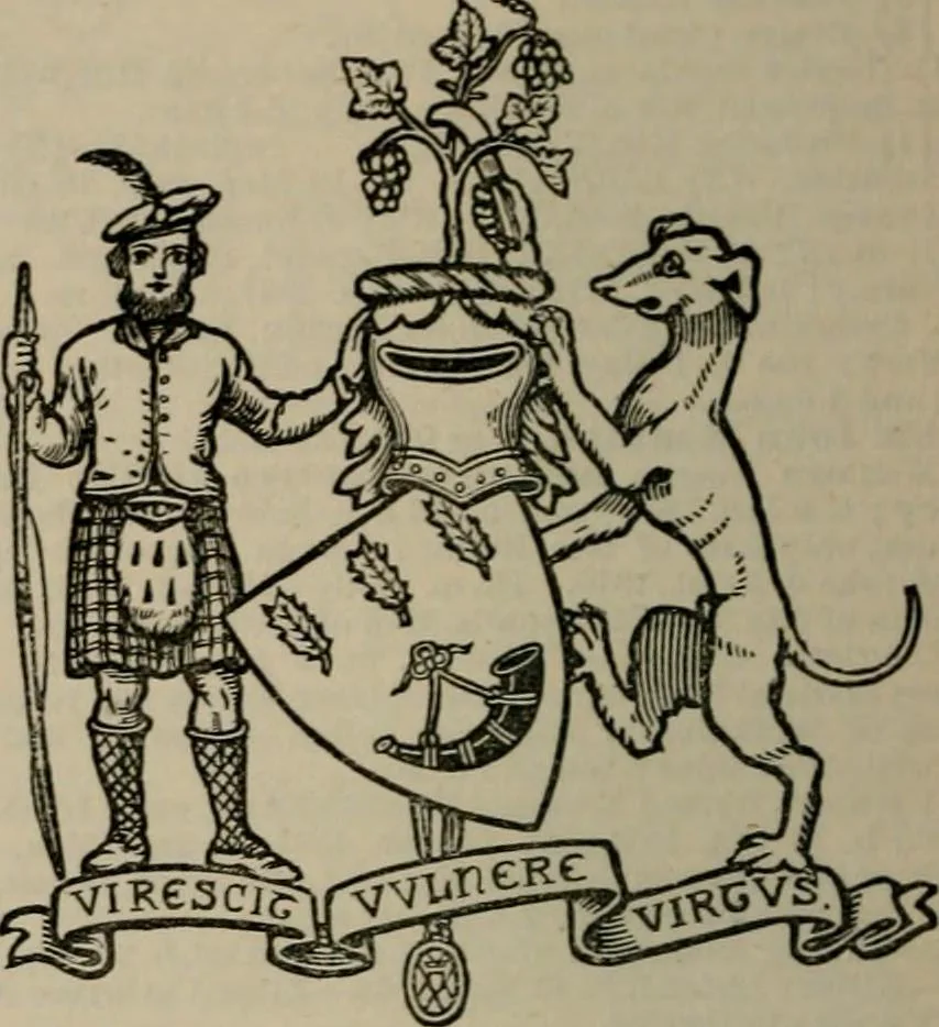 An illustration from The peerage, baronetage, and knightage of the British Empire : for 1882, 1883, leaf 125