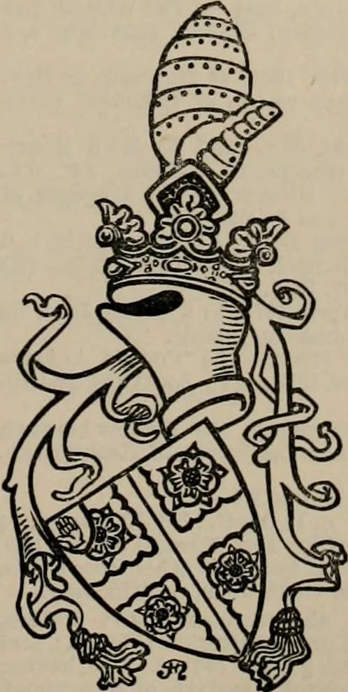An illustration from The peerage, baronetage, and knightage of the British Empire : for 1882, 1883, leaf 128