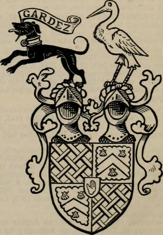An illustration from The peerage, baronetage, and knightage of the British Empire : for 1882, 1883, leaf 144