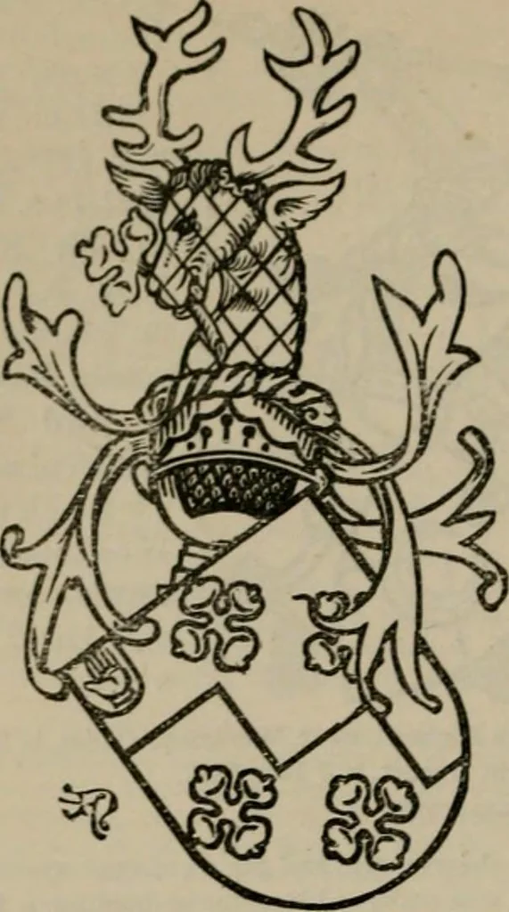 An illustration from The peerage, baronetage, and knightage of the British Empire : for 1882, 1883, leaf 149