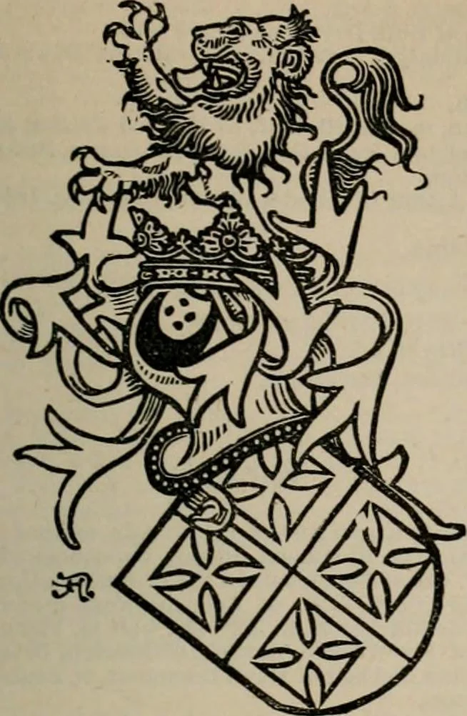 An illustration from The peerage, baronetage, and knightage of the British Empire : for 1882, 1883, leaf 150