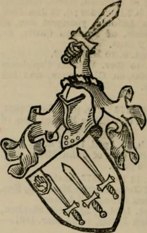 An illustration from The peerage, baronetage, and knightage of the British Empire : for 1882, 1883, leaf 155