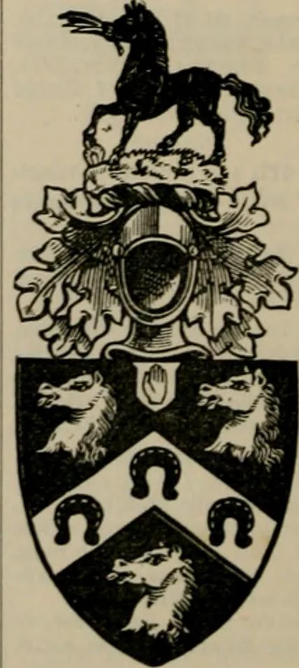 An illustration from The peerage, baronetage, and knightage of the British Empire : for 1882, 1883, leaf 159