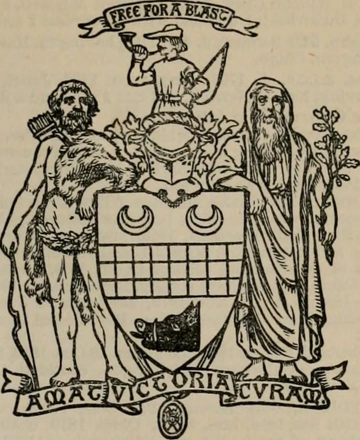 An illustration from The peerage, baronetage, and knightage of the British Empire : for 1882, 1883, leaf 160