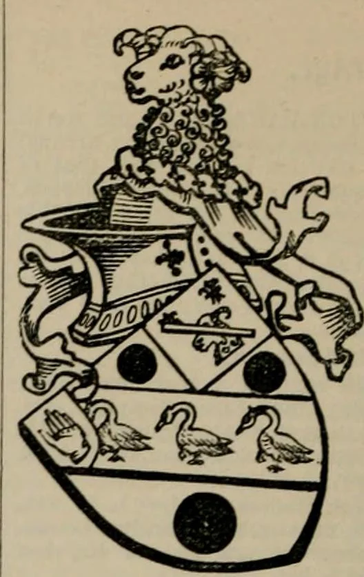 An illustration from The peerage, baronetage, and knightage of the British Empire : for 1882, 1883, leaf 161