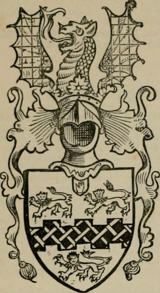An illustration from The peerage, baronetage, and knightage of the British Empire : for 1882, 1883, leaf 165