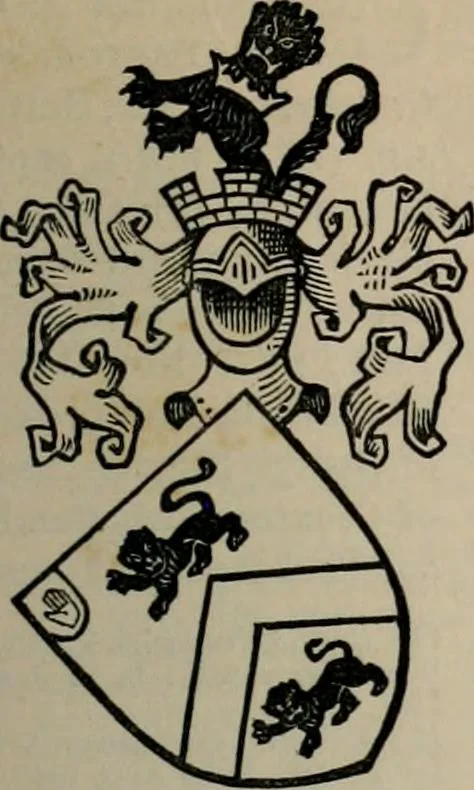 An illustration from The peerage, baronetage, and knightage of the British Empire : for 1882, 1883, leaf 172