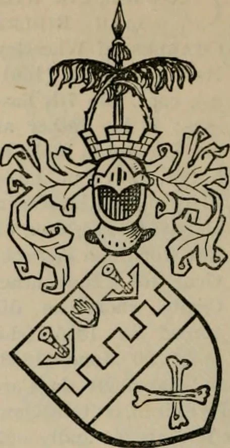 An illustration from The peerage, baronetage, and knightage of the British Empire : for 1882, 1883, leaf 173
