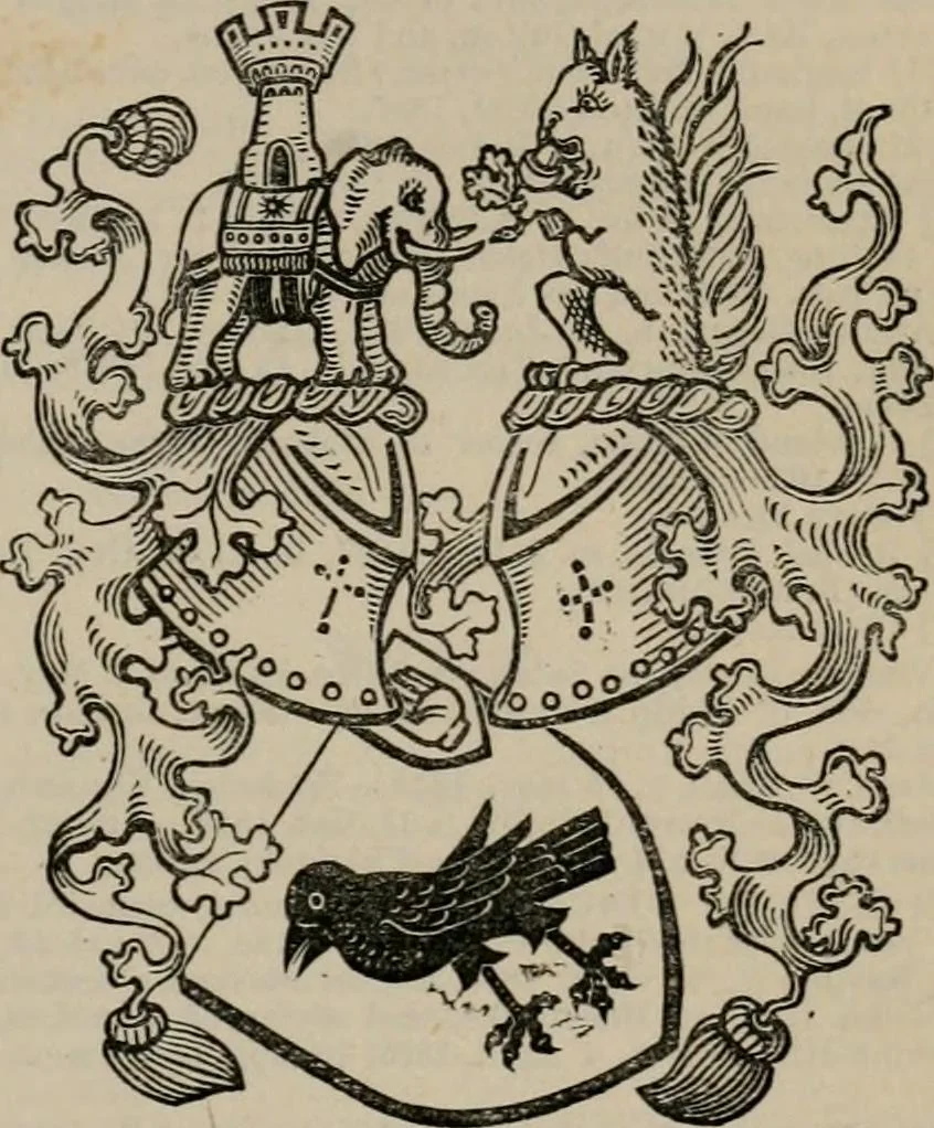 An illustration from The peerage, baronetage, and knightage of the British Empire : for 1882, 1883, leaf 178