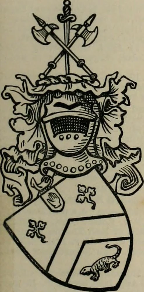 An illustration from The peerage, baronetage, and knightage of the British Empire : for 1882, 1883, leaf 180