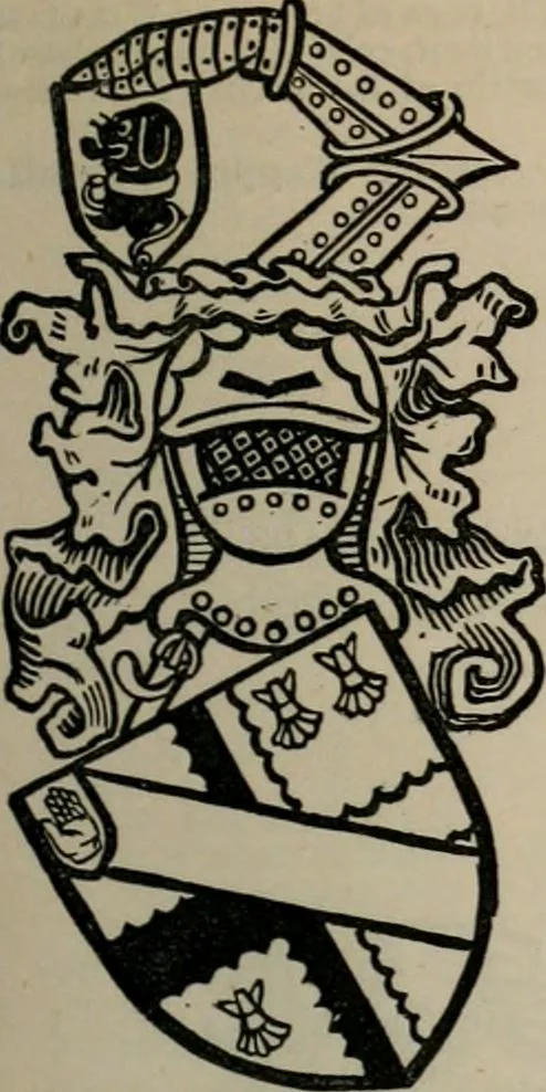 An illustration from The peerage, baronetage, and knightage of the British Empire : for 1882, 1883, leaf 182