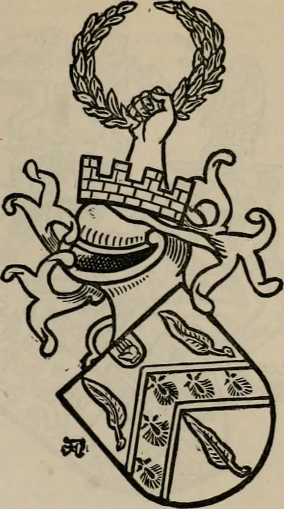 An illustration from The peerage, baronetage, and knightage of the British Empire : for 1882, 1883, leaf 182