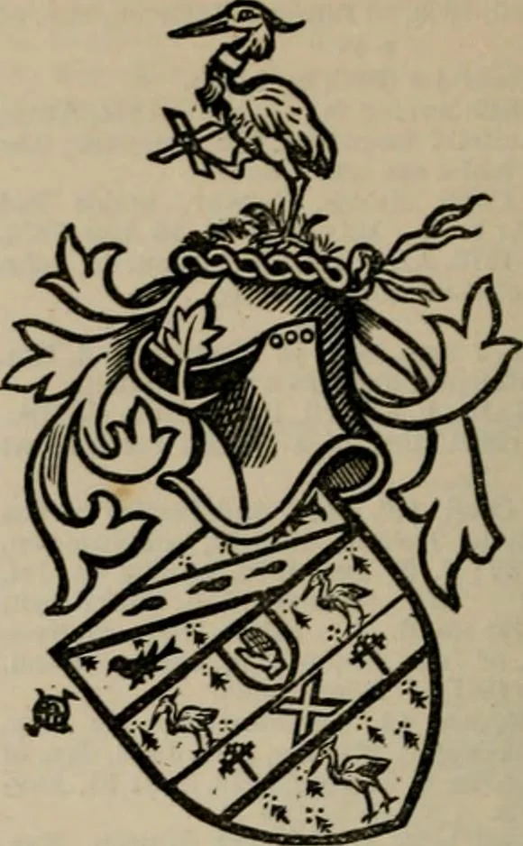 An illustration from The peerage, baronetage, and knightage of the British Empire : for 1882, 1883, leaf 185