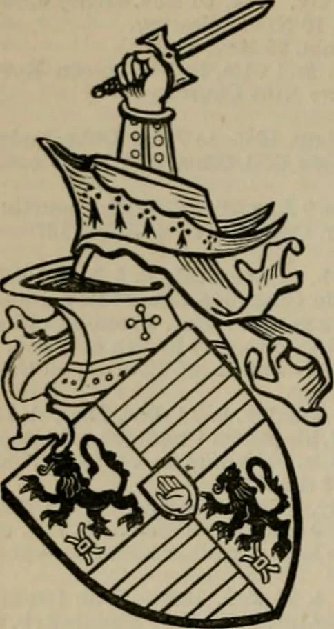 An illustration from The peerage, baronetage, and knightage of the British Empire : for 1882, 1883, leaf 187