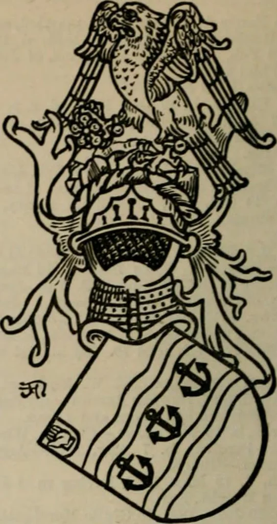 An illustration from The peerage, baronetage, and knightage of the British Empire : for 1882, 1883, leaf 195