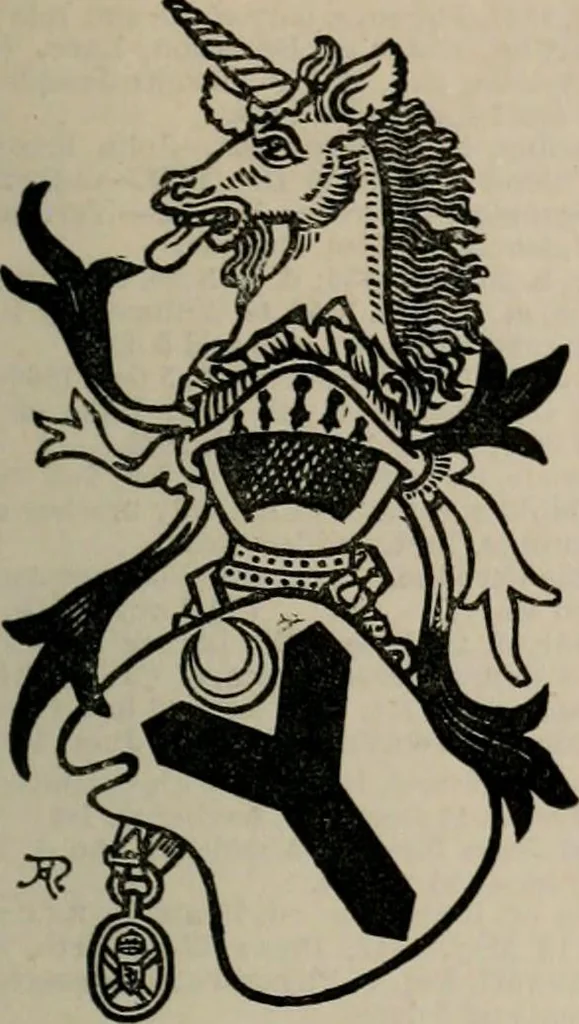 An illustration from The peerage, baronetage, and knightage of the British Empire : for 1882, 1883, leaf 196