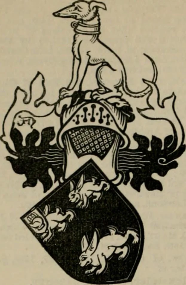 An illustration from The peerage, baronetage, and knightage of the British Empire : for 1882, 1883, leaf 197