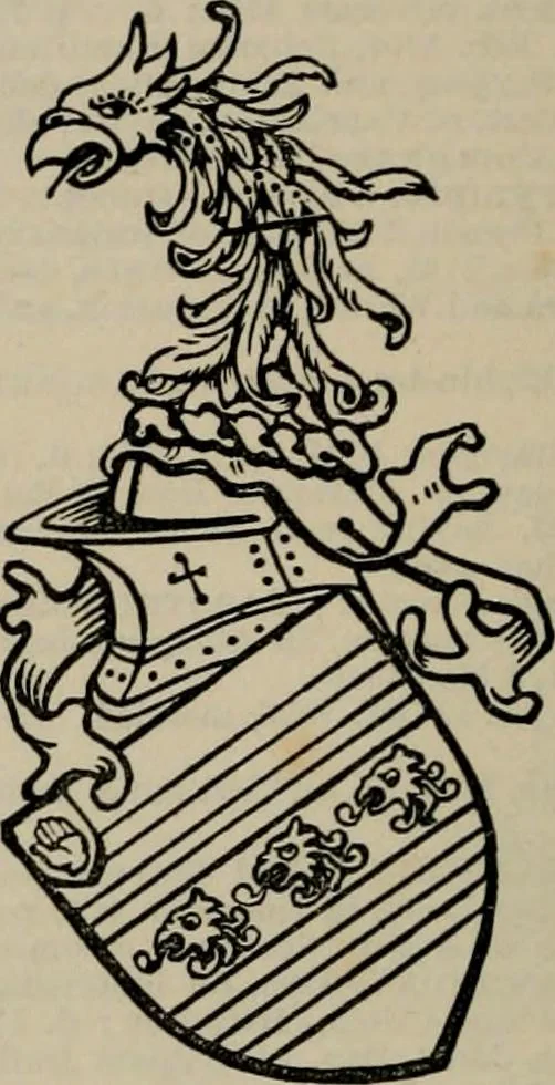An illustration from The peerage, baronetage, and knightage of the British Empire : for 1882, 1883, leaf 209