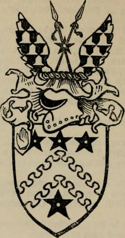 An illustration from The peerage, baronetage, and knightage of the British Empire : for 1882, 1883, leaf 211