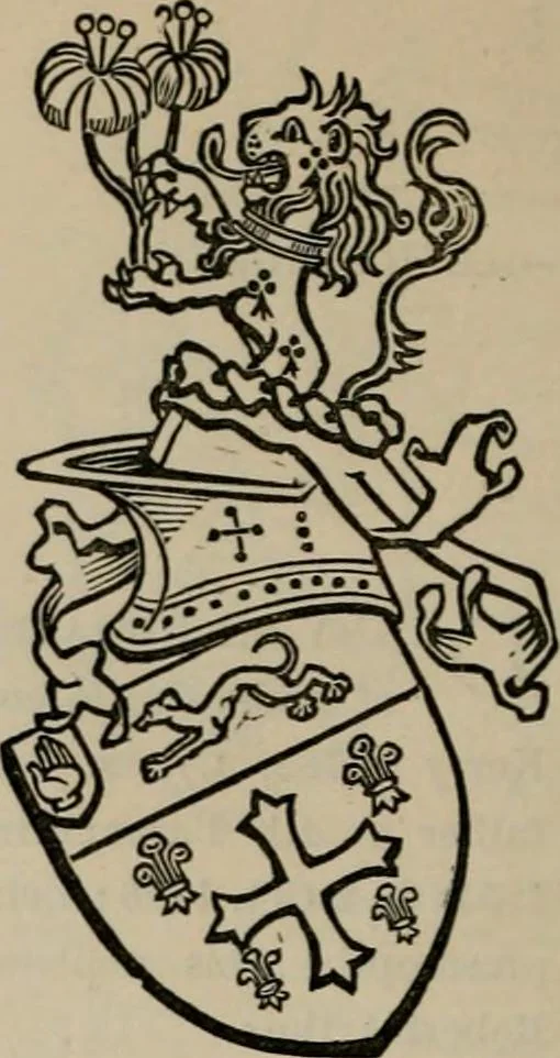 An illustration from The peerage, baronetage, and knightage of the British Empire : for 1882, 1883, leaf 213
