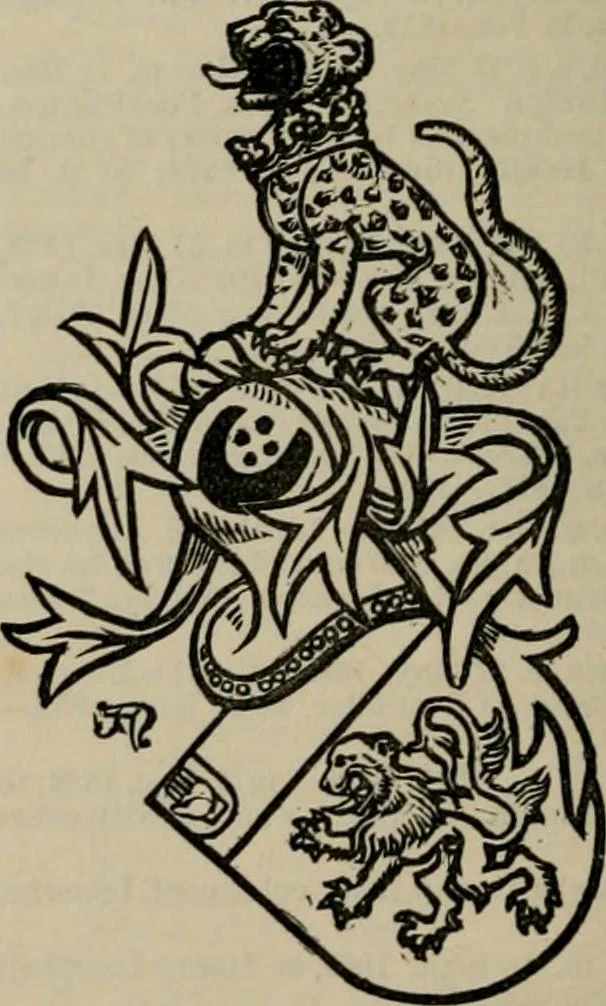 An illustration from The peerage, baronetage, and knightage of the British Empire : for 1882, 1883, leaf 217