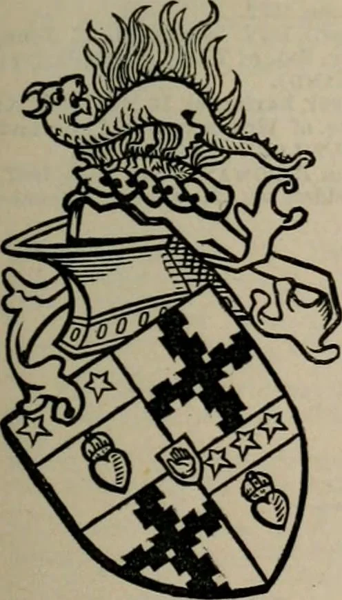 An illustration from The peerage, baronetage, and knightage of the British Empire : for 1882, 1883, leaf 222