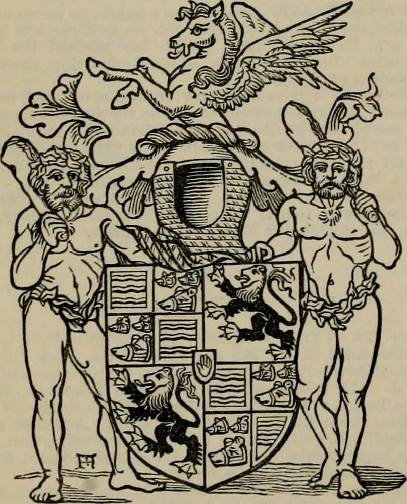 An illustration from The peerage, baronetage, and knightage of the British Empire : for 1882, 1883, leaf 225