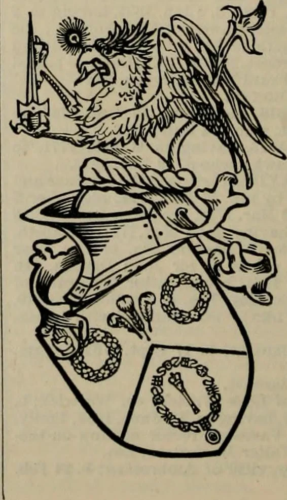 An illustration from The peerage, baronetage, and knightage of the British Empire : for 1882, 1883, leaf 227