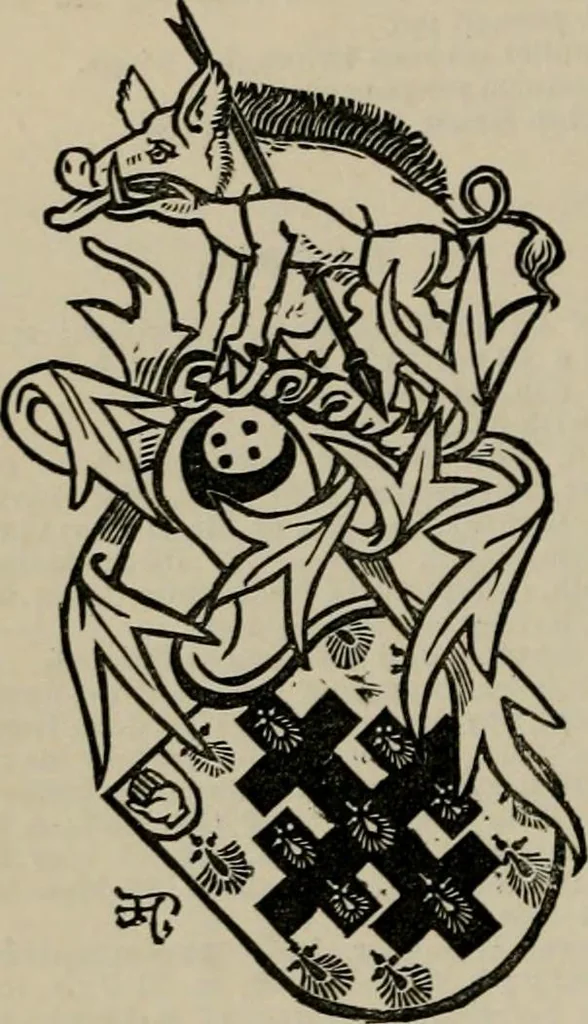 An illustration from The peerage, baronetage, and knightage of the British Empire : for 1882, 1883, leaf 231