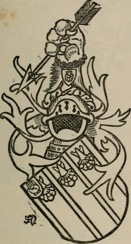 An illustration from The peerage, baronetage, and knightage of the British Empire : for 1882, 1883, leaf 234