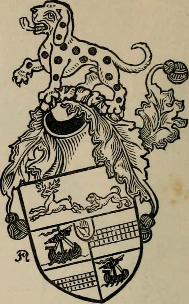 An illustration from The peerage, baronetage, and knightage of the British Empire : for 1882, 1883, leaf 235