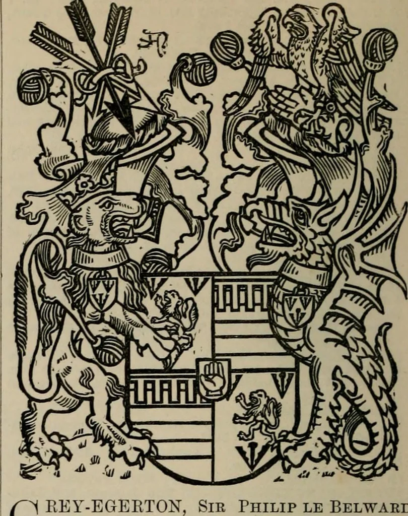 An illustration from The peerage, baronetage, and knightage of the British Empire : for 1882, 1883, leaf 239