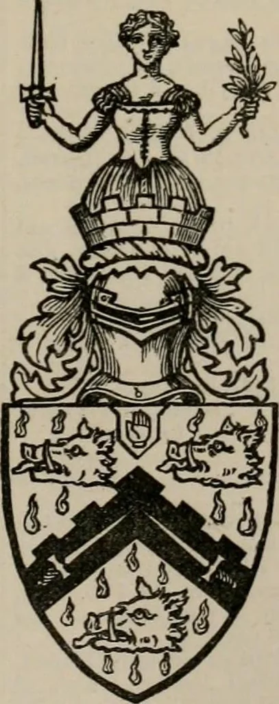 An illustration from The peerage, baronetage, and knightage of the British Empire : for 1882, 1883, leaf 242