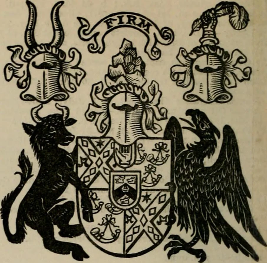 An illustration from The peerage, baronetage, and knightage of the British Empire : for 1882, 1883, leaf 243