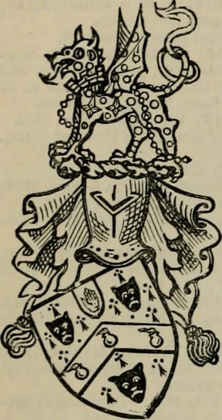 An illustration from The peerage, baronetage, and knightage of the British Empire : for 1882, 1883, leaf 253
