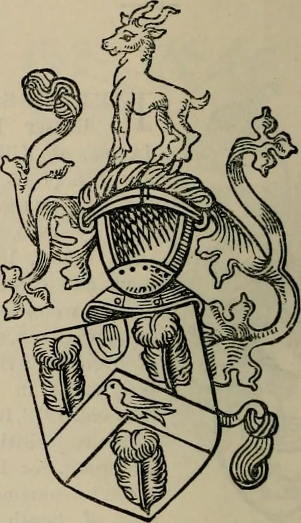 An illustration from The peerage, baronetage, and knightage of the British Empire : for 1882, 1883, leaf 257