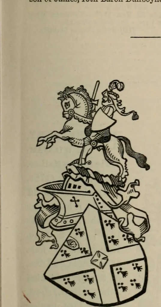 An illustration from The peerage, baronetage, and knightage of the British Empire : for 1882, 1883, leaf 262