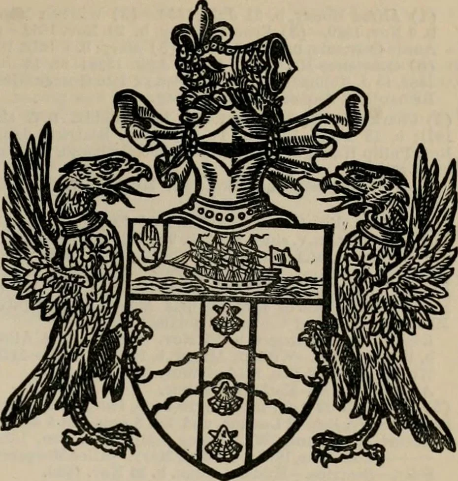 An illustration from The peerage, baronetage, and knightage of the British Empire : for 1882, 1883, leaf 264