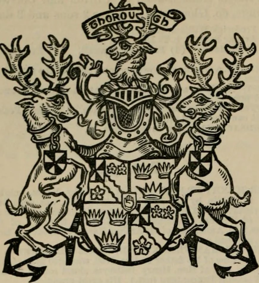 An illustration from The peerage, baronetage, and knightage of the British Empire : for 1882, 1883, leaf 277