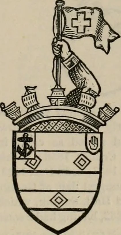 An illustration from The peerage, baronetage, and knightage of the British Empire : for 1882, 1883, leaf 282