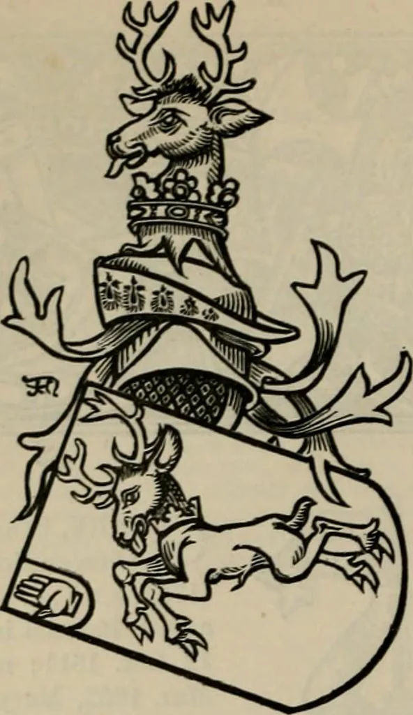 An illustration from The peerage, baronetage, and knightage of the British Empire : for 1882, 1883, leaf 283