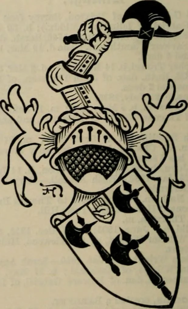 An illustration from The peerage, baronetage, and knightage of the British Empire : for 1882, 1883, leaf 283