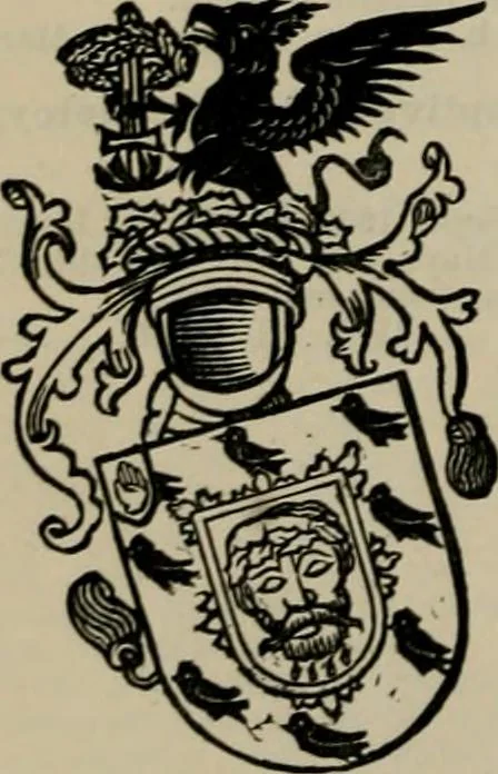An illustration from The peerage, baronetage, and knightage of the British Empire : for 1882, 1883, leaf 287