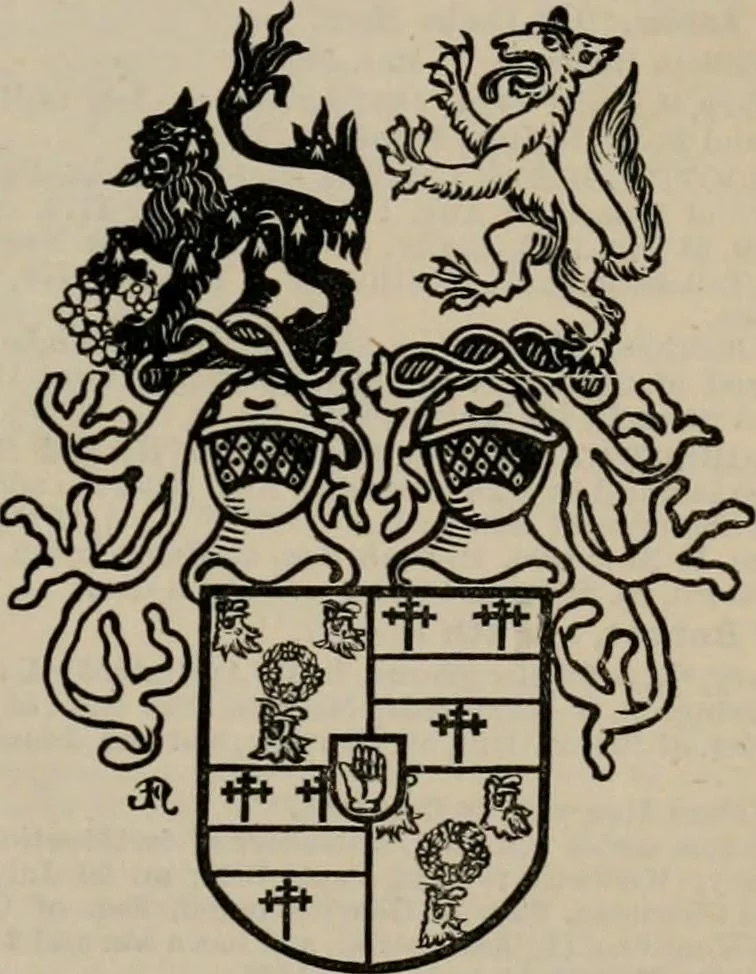 An illustration from The peerage, baronetage, and knightage of the British Empire : for 1882, 1883, leaf 300