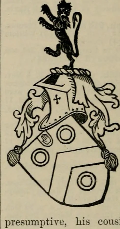 An illustration from The peerage, baronetage, and knightage of the British Empire : for 1882, 1883, leaf 301