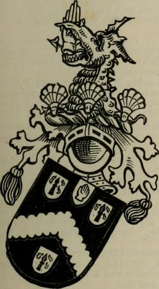 An illustration from The peerage, baronetage, and knightage of the British Empire : for 1882, 1883, leaf 308